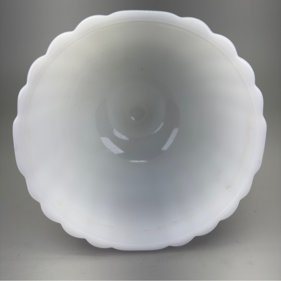 Vintage MilkGlass Compote Planter - Picture 4 of 12